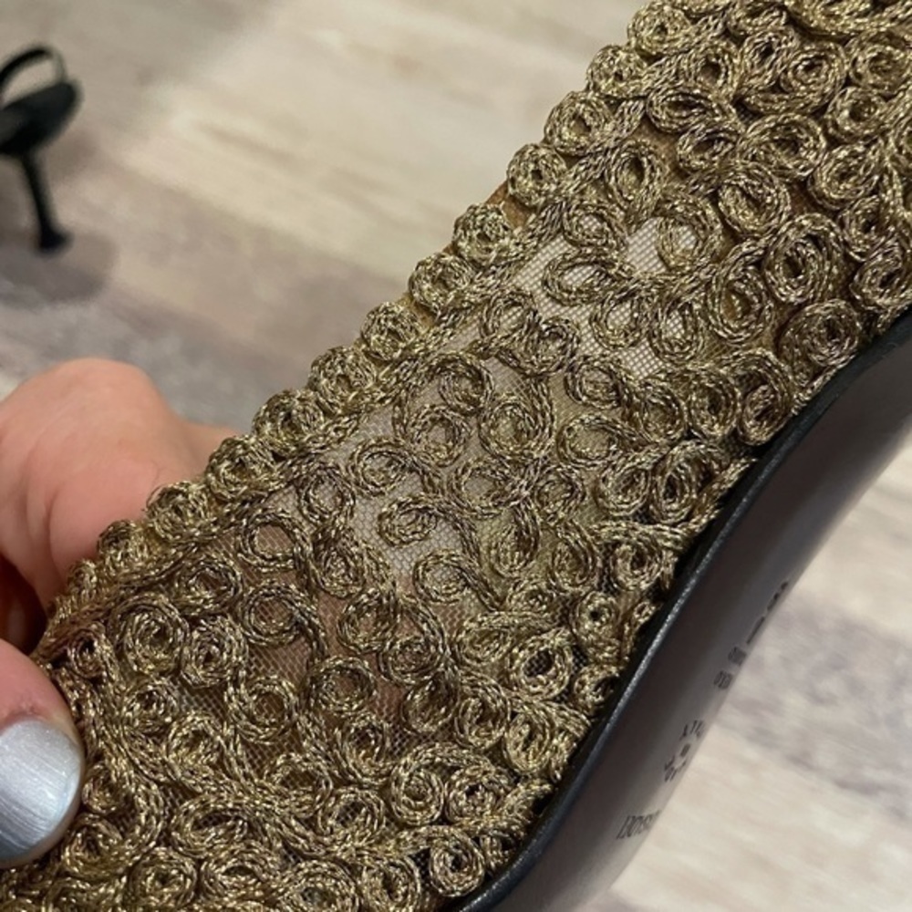 CASADEI CROCHET HEELS SIZE 39 - Picture 15 of 16